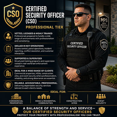 Professional Security Officer Tier