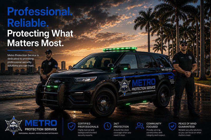 Professional. Reliable. Protecting What Matters Most.