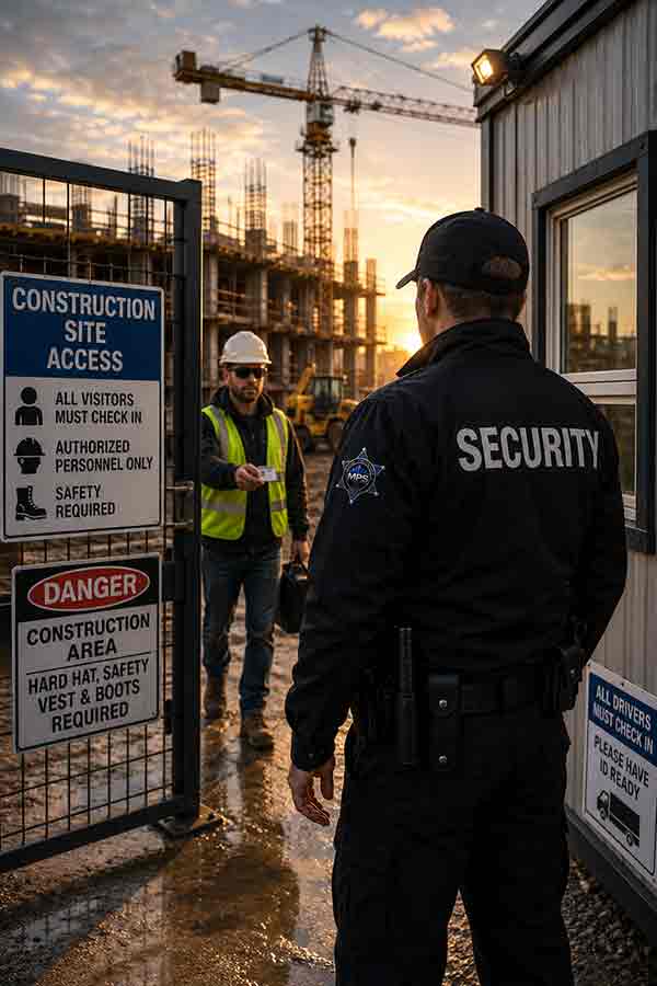 Sarasota construction site access security