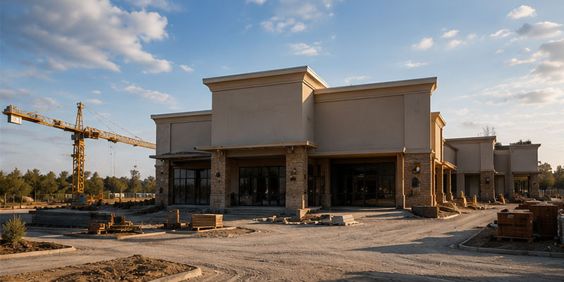 Retail and shopping center construction security